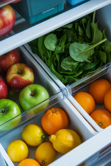 Use Drawer Dividers in Produce Crispers