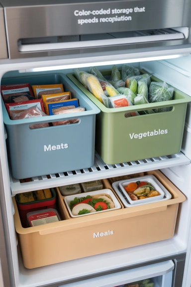Color-Coded Storage That Speeds Recognition