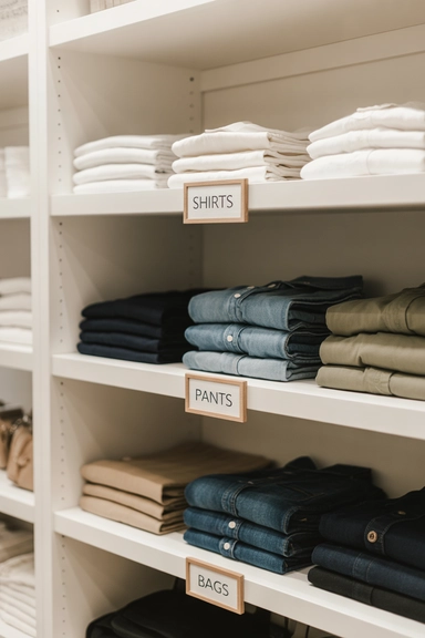 Labeled Shelf Edges for Consistent Return Habits