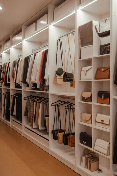 Clear Separation Between Bags and Clothing