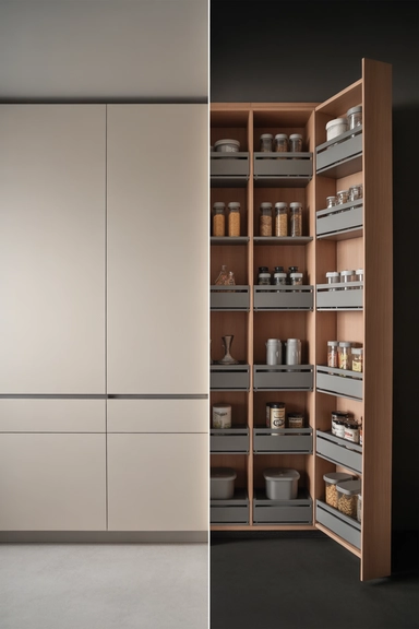 20 Smart Tupperware Organizing Ideas That Stop Cabinet Chaos 16 Closed Storage That Hides Visual Chaos Without Hiding Function