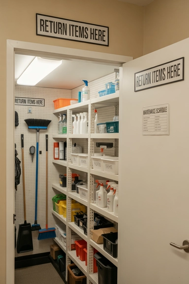 21 Utility Closet Organization Ideas That Eliminate Household Clutter 16 Consistent Placement Rules That Prevent Drift