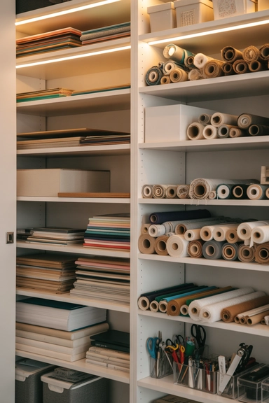 Grouping Supplies by Material Instead of Size