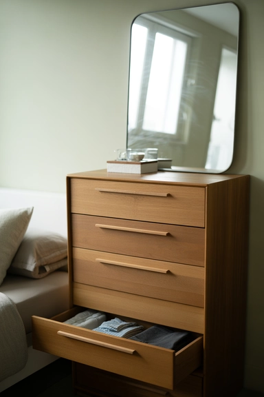 21 Smart Small Room Storage Ideas That Maximize Space 17 Compact Drawer Dressers for Vertical Clothing Storage