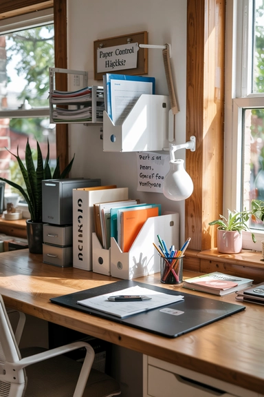 HOME OFFICE PAPER CONTROL HACKS
