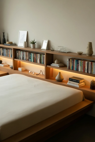 Storage Headboards for Bedside Functionality