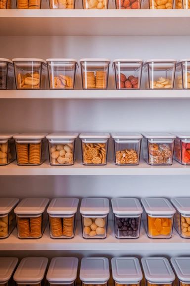 22 Smart Snack Organization Ideas for Zero Clutter 17 Use Shallow Bins to Prevent Snack Piling