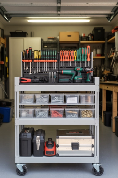 DIY Repair and Tool Cart for Home Fixes