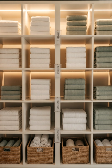 Linen Closet Systems That Stop Towel Overload
