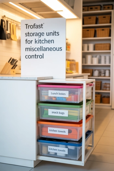 TROFAST Storage Units for Kitchen Miscellaneous Control