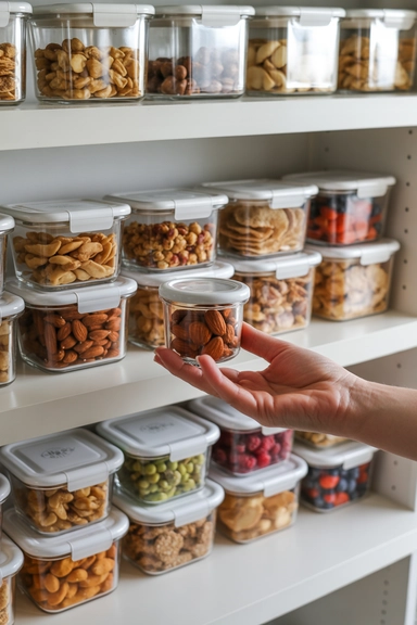 Keep Snacks in Grab-and-Go Containers