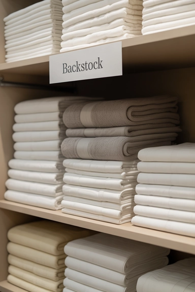 21 Smart Linen Closet Organizing Ideas for a Clutter-Free Home 18 Keep a Backstock Zone
