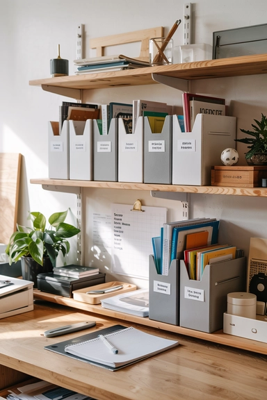 MAGAZINE FILES FOR PAPER AND SMALL ITEMS