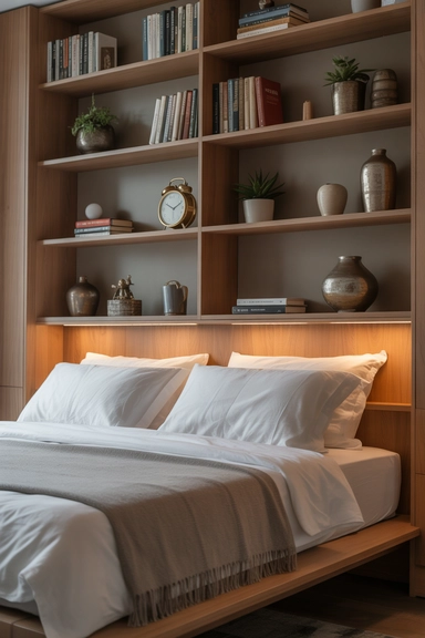 21 Smart Small Room Storage Ideas That Maximize Space 18 Storage Headboards for Bedside Functionality