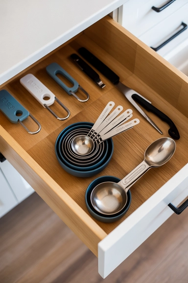 21 Smart Space Saving Kitchen Hacks That Reduce Daily Clutter 18 Nested Measuring Tools That Save Drawer Space