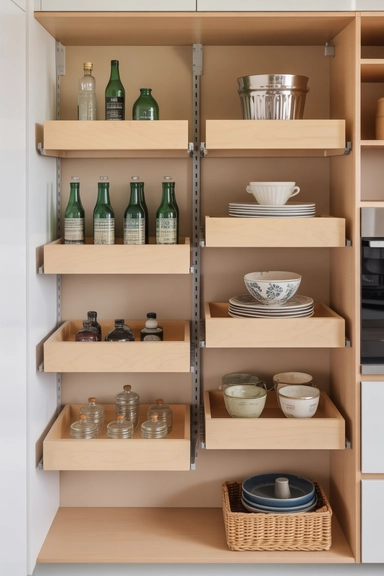 25 Small Kitchen Storage Solutions That Make Every Inch Work Better 18 Adjustable Shelving That Evolves With Your Needs