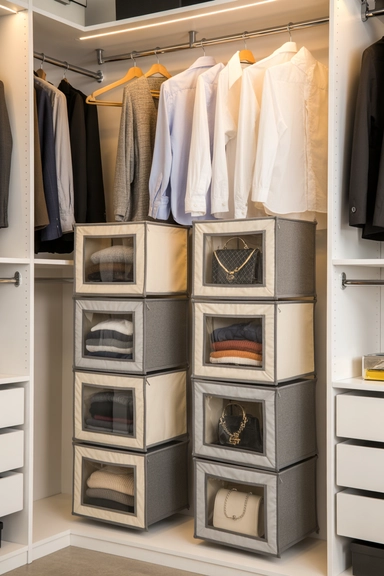23 Small Bedroom Organizing Hacks That Maximize Every Inch 18 Hanging Closet Organizers That Segment Wardrobe Space