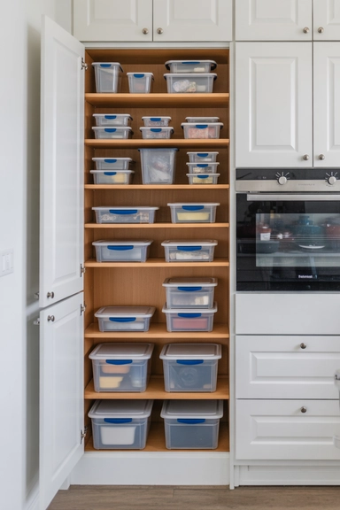 20 Smart Tupperware Organizing Ideas That Stop Cabinet Chaos 18 Layouts That Prevent Containers From Migrating Between Cabinets
