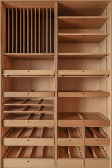 Storage That Creates a Sense of Completion Inside Cupboards