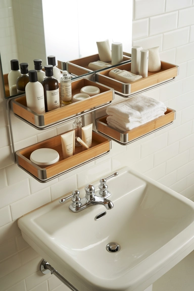 21 Wall Organizer Ideas That Keep Surfaces Clutter-Free 18 Wall Organizers for Bathroom Essentials