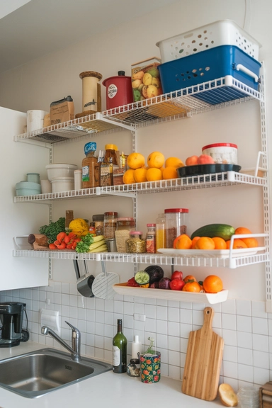 23 Rental Kitchen Organization Ideas For Real Homes 18 Incorporate Adhesive Cable Clips to Manage Appliance Cords