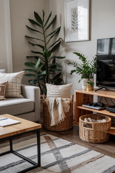 LIVING ROOM BASKET ZONING