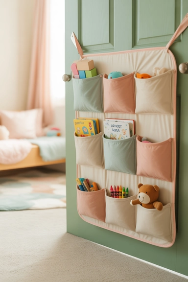 Over-the-Door Storage for Kids’ Rooms