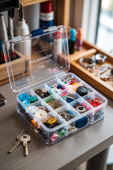 SMALL PARTS ORGANIZER BOXES