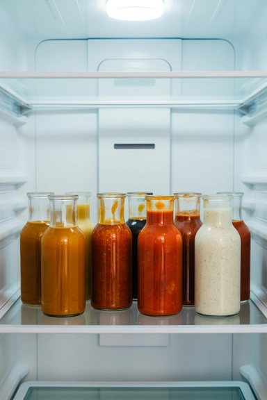 Store Sauces and Liquids in Leak-Proof Bottles