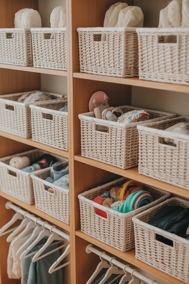 21 Kids Closet Organization Ideas That Keep Toys and Clothes Under Control 19 Visual Simplicity Through Fewer Storage Types
