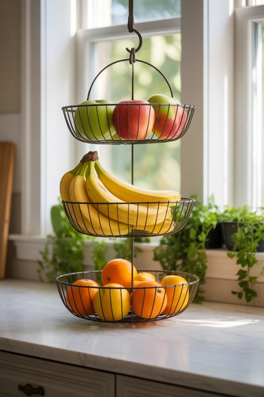 Hanging Fruit Baskets That Free Counter Space