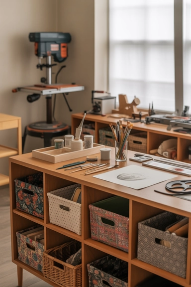 22 Smart Craft Room Layout Ideas That Make Small and Large Spaces Work Better 19 Layouts That Control Noise and Visual Distraction