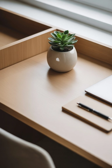 Limit Desk Decor to One or Two Anchors