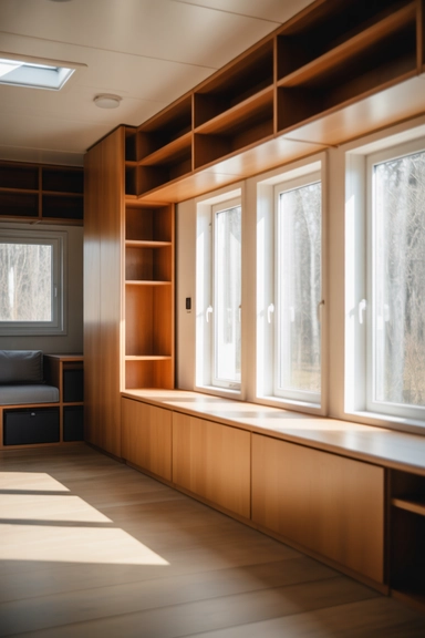 Storage That Respects Sightlines and Natural Light