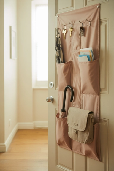 Entryway Door Storage for Small Apartments