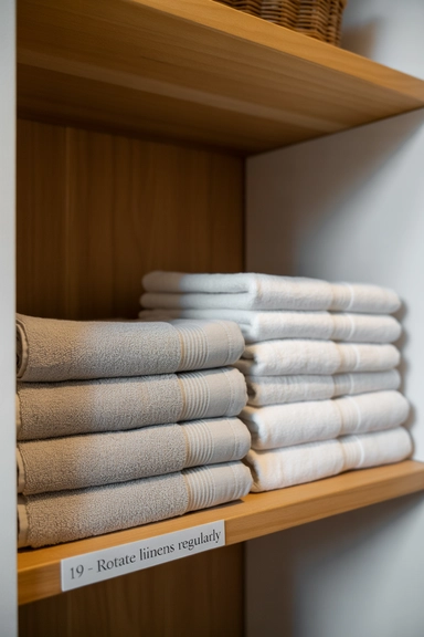 21 Smart Linen Closet Organizing Ideas for a Clutter-Free Home 20 Rotate Linens Regularly