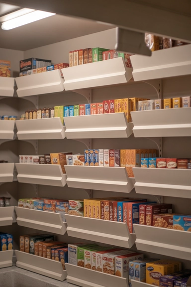 22 Smart Snack Organization Ideas for Zero Clutter 20 Use Tiered Risers for Boxed Snacks