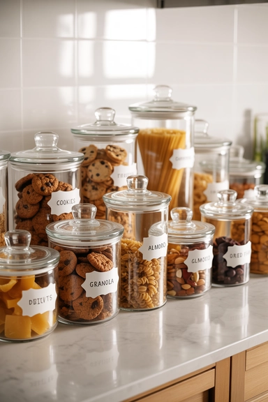 21 Smart Kitchen Counter Organization Ideas for Clear Surfaces 20 Decorative Storage Jars That Balance Style and Function