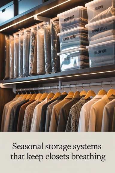 Seasonal Storage Systems That Keep Closets Breathing