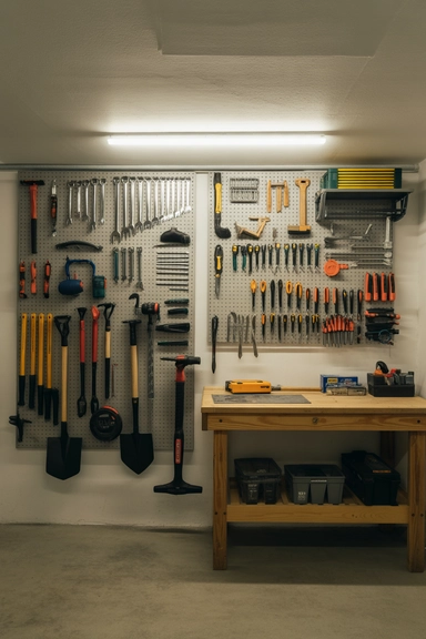 22 Vertical Storage Ideas That Reclaim Floor Space and Clear Visual Clutter 20 Garage Vertical Tool Walls That Keep Equipment Accessible