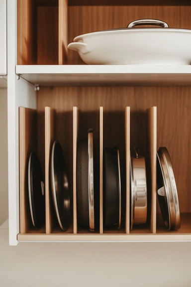 20 Lid Storage Hacks That Stop Cabinet Chaos 20 Limiting the Number of Stored Lids