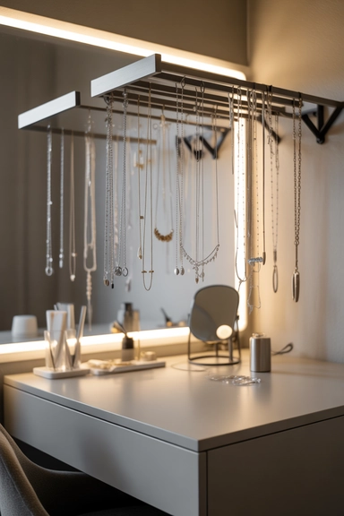 Magnetic Wall Bars for Jewelry and Metal Accessories