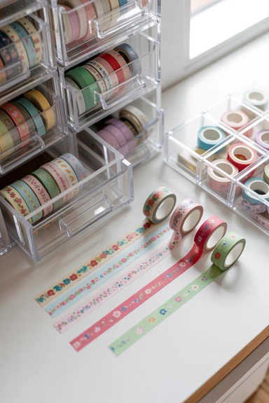 21 Washi Tape Organizing Ideas for a Tidy Craft Space 20 Organizing Ideas That Match How Washi Tape Is Actually Used