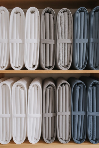 21 Smart Linen Closet Organizing Ideas for a Clutter-Free Home 3 Use Uniform Folding Methods