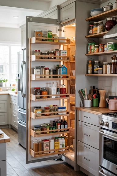 VERTICAL PANTRY PULL-OUT TOWERS