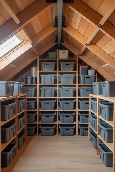 Use Attic Organizing Hacks That Respect Weight Distribution