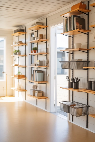 Vertical Storage That Reclaims Wall Space