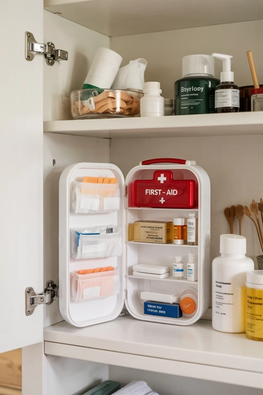 MINI FIRST-AID AND MEDICATION BOXES