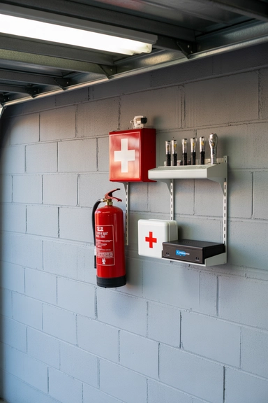 21 Smart Garage Organizing Ideas for a Clutter-Free Space 21 Safety and Emergency Storage Zones