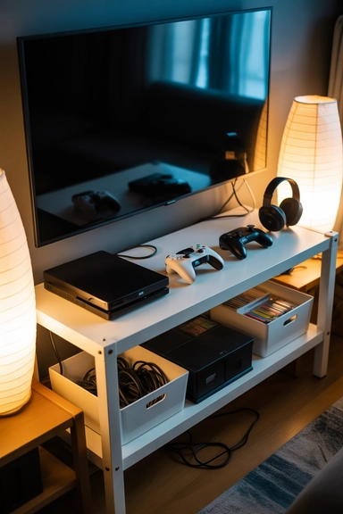 Media and Gaming Cart for Living Room Control